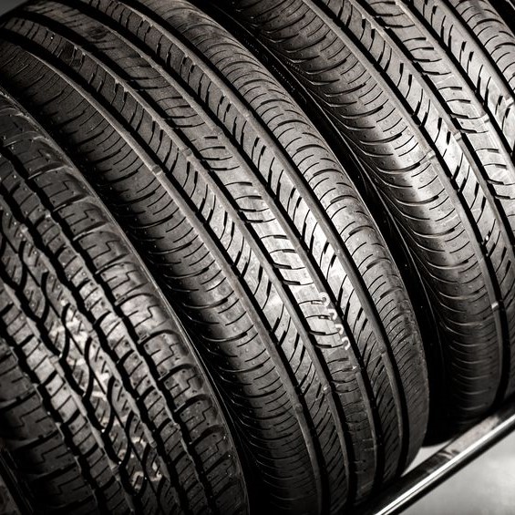 tires in line