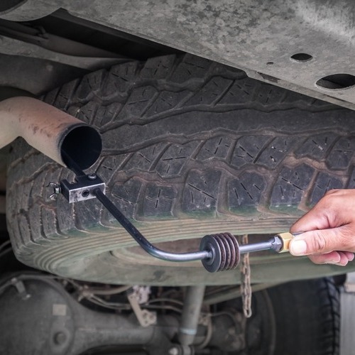 Emissions Testing in Progress